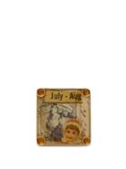 Matchesfashion.com Francesca Villa - Vintage Stamp And Citrine 18kt Gold Ring - Womens - Gold