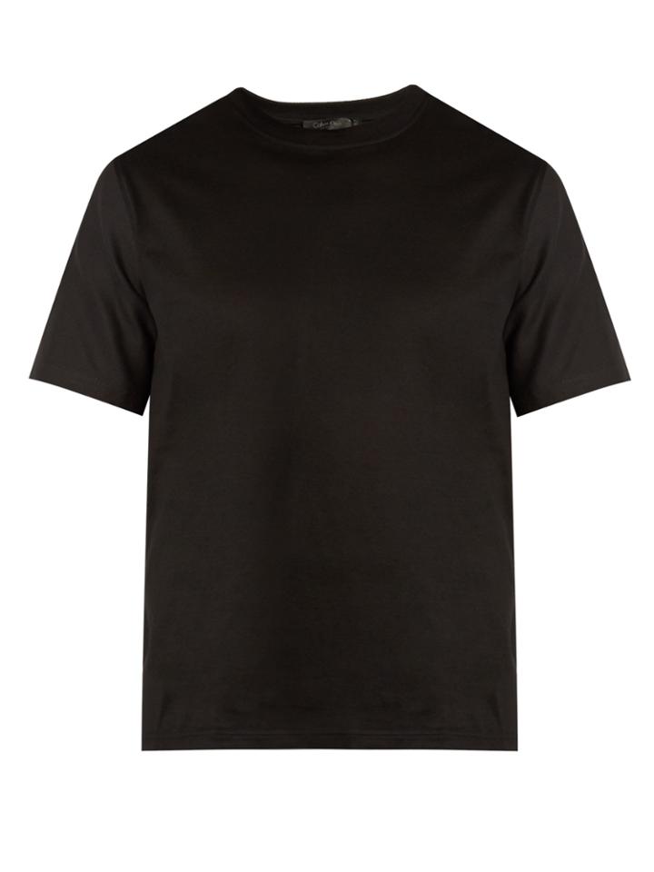 Calvin Klein Collection Patras Mesh-panelled T-shirt