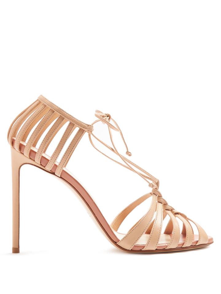 Francesco Russo Braided-strap Leather Sandals