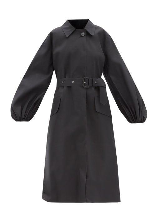 Cecilie Bahnsen - X Mackintosh Helen Puff-sleeve Cotton Coat - Womens - Navy