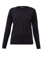 Matchesfashion.com S Max Mara - Sonale Cardigan - Womens - Navy
