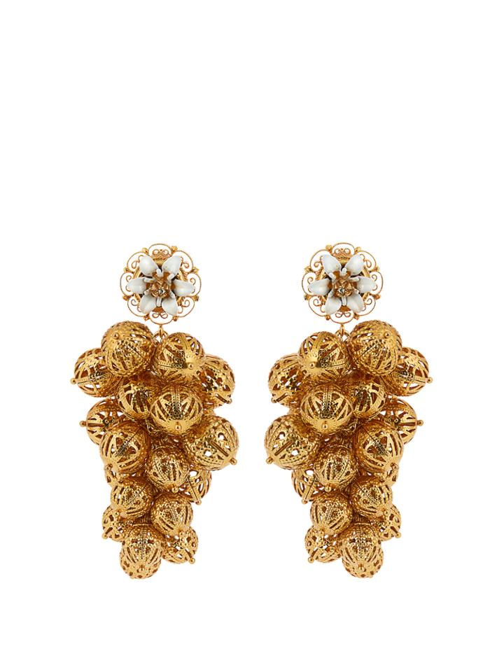Dolce & Gabbana Daisy Clustered Earrings