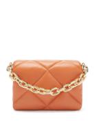 Stand Studio - Brynn Small Quilted-leather Shoulder Bag - Womens - Orange