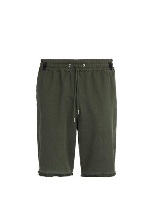 Matchesfashion.com Helmut Lang - Distressed Shorts - Mens - Khaki
