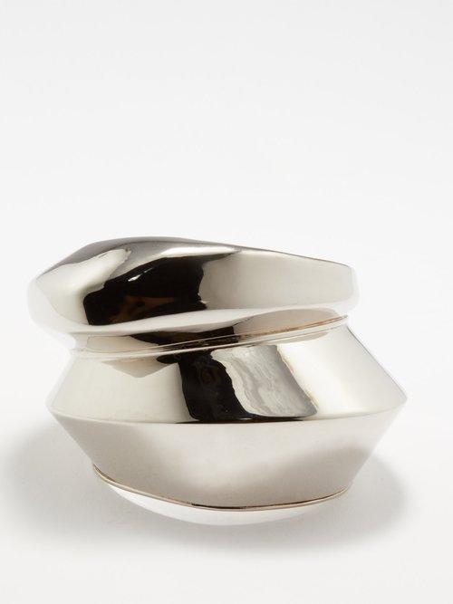 Alexander Mcqueen - Iris Cuff - Womens - Silver