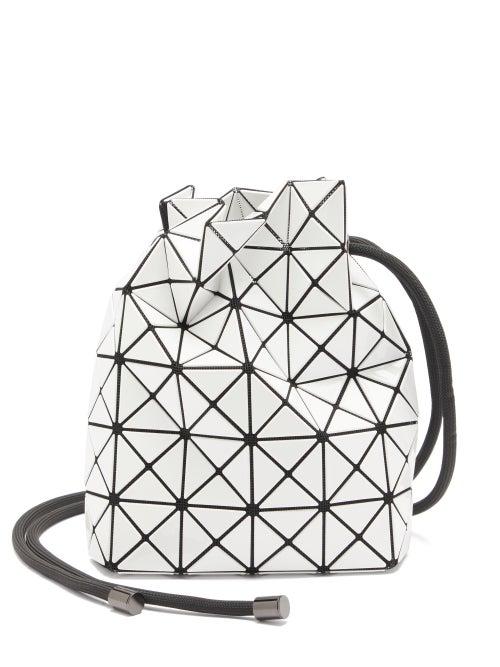 Bao Bao Issey Miyake - Wring Drawstring Pvc Bucket Bag - Womens - White
