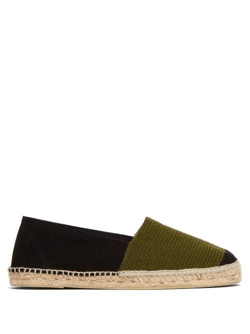 Guanabana - Suede Espadrilles - Mens - Navy Multi