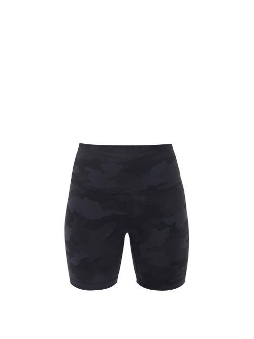 Lululemon - Wunder Train Camouflage-print Cycling Shorts - Womens - Black Multi
