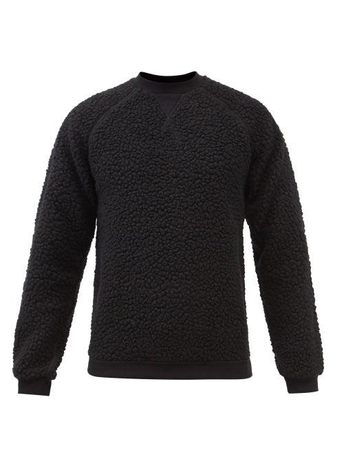 Albam - Sherpa-fleece Sweatshirt - Mens - Black