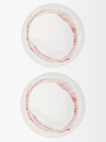 Serax - X Ottolenghi Set Of Two Feast Medium Plate - White Red