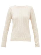 Matchesfashion.com Max Mara - Fleur Sweater - Womens - Ivory