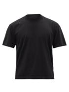Matchesfashion.com Lady White Co. - Athens Cotton-jersey T-shirt - Mens - Black