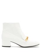 Burberry Chettle Patent-leather Ankle Boots