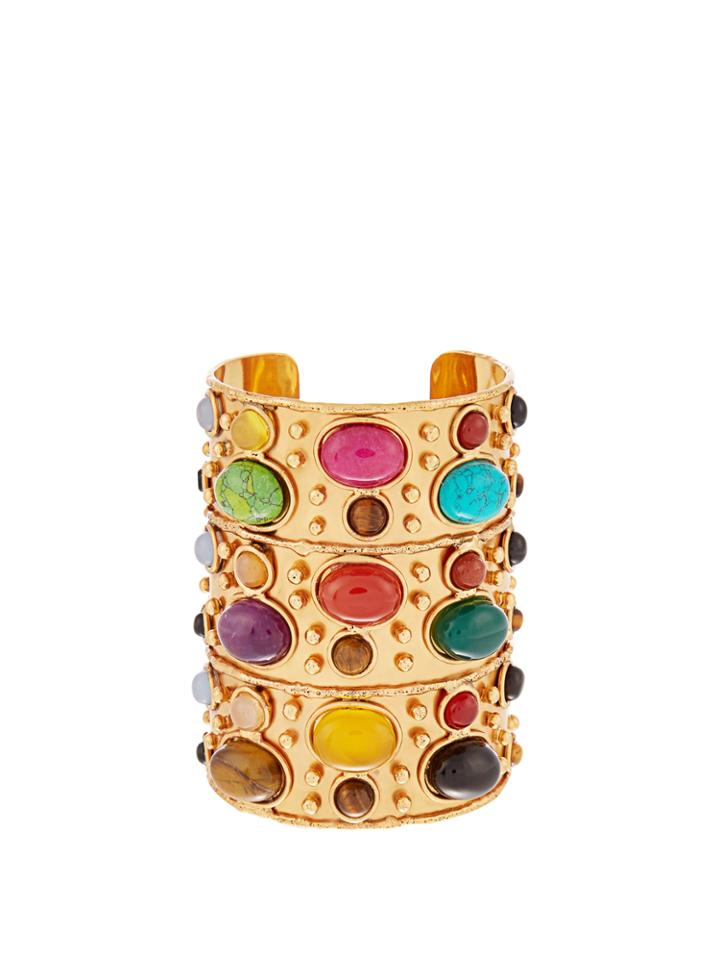 Sylvia Toledano Byzance Large Gold-plated Cuff