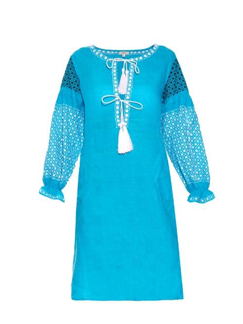 Daft Faye Dunaway Knee-length Linen Kaftan