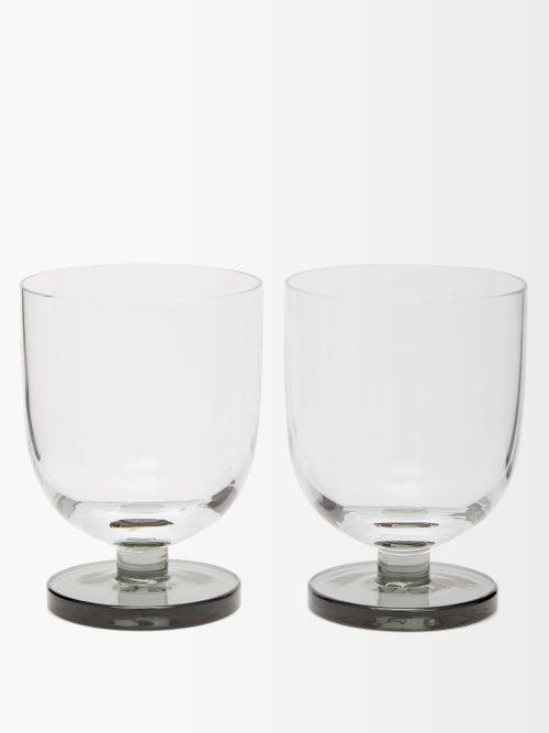 Tom Dixon - Set Of Two Puck Glass Tumblers - Mens - Clear