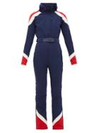 Matchesfashion.com Perfect Moment - Allos Soft Shell All In One Ski Suit - Womens - Navy