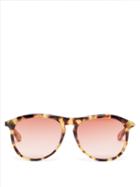 Matchesfashion.com Chlo - Esther Aviator Acetate Sunglasses - Womens - Tortoiseshell