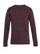 A.p.c. Joseph Striped Cotton Sweatshirt
