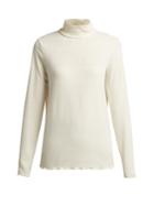 A.p.c. Angele Ribbed-jersey High-neck Top