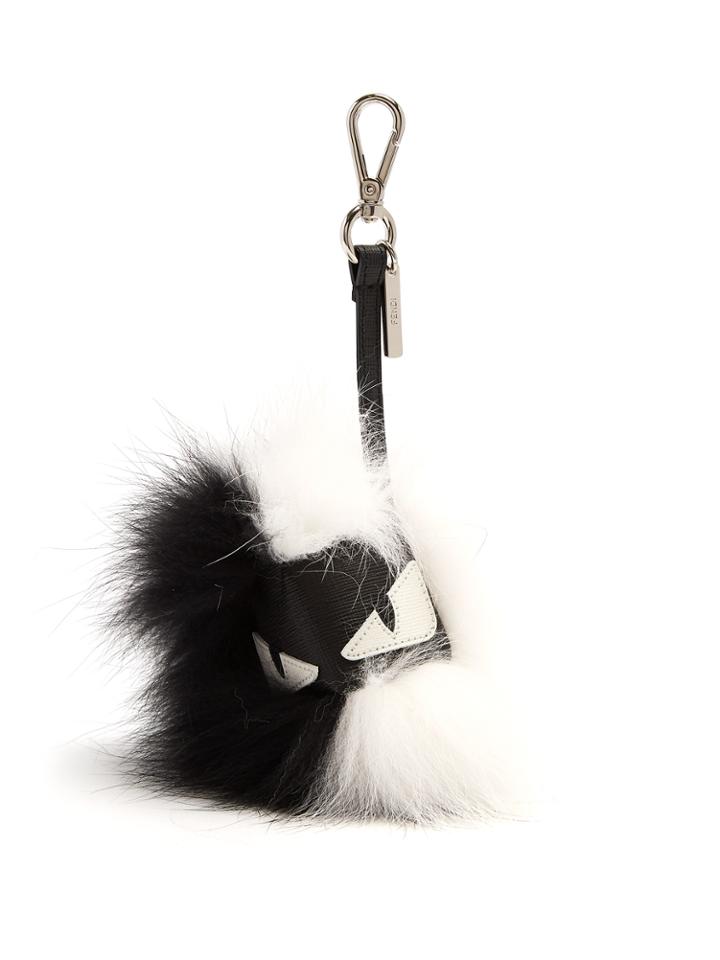 Fendi Bag Bugs Pompom Fur Key Charm