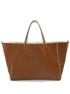 Valentino Rockstud Reversible Leather Tote