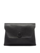 The Row - Nu Twin Leather Clutch Bag - Womens - Black