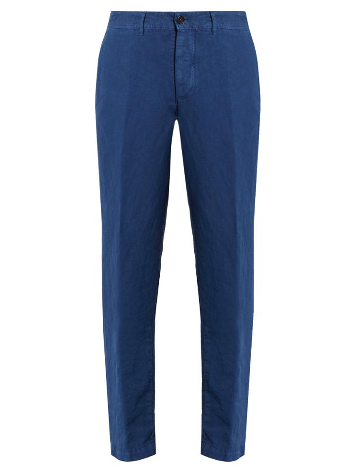 Massimo Alba Winch Linen-blend Trousers