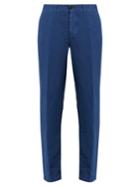 Massimo Alba Winch Linen-blend Trousers