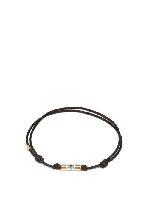 Luis Morais - Evil Eye 14kt Gold Bracelet - Mens - Multi