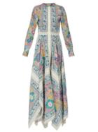 Matchesfashion.com Altuzarra - Tamourine Asymmetric Printed Gown - Womens - Multi