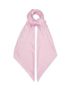 Ladies Accessories Fendi - Ff Vertigo-jacquard Silk-blend Scarf - Womens - Pink Multi