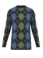 Acne Studios Newton Argyle-intarsia Wool Sweater