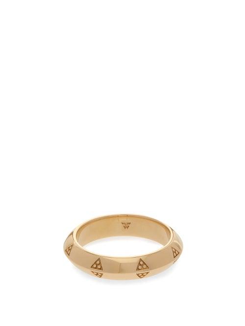 Matchesfashion.com Tom Wood - Viking Gold Ring - Mens - Gold