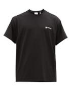 Matchesfashion.com Burberry - Justin Logo-print Cotton T-shirt - Mens - Black