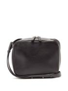 Matchesfashion.com Jil Sander - Logo-debossed Leather Cross-body Bag - Mens - Black