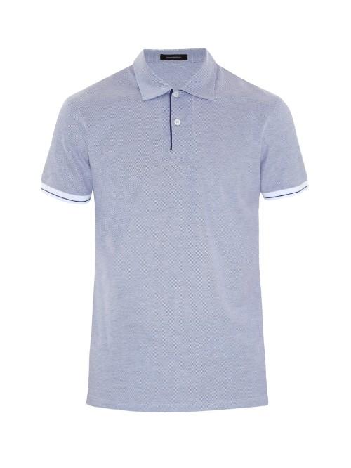 Ermenegildo Zegna Short-sleeved Cotton Polo Shirt