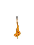 Matchesfashion.com Loewe - Calla Anagram Debossed Leather Bag Charm - Womens - Orange