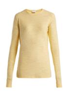 Matchesfashion.com Raey - Long Sleeved Slubby Cotton Jersey T Shirt - Womens - Yellow