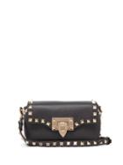 Matchesfashion.com Valentino - Rockstud Mini Leather Cross Body Bag - Womens - Black