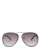 Matchesfashion.com Le Specs - Hyperspace Aviator Metal Sunglasses - Womens - Khaki Multi
