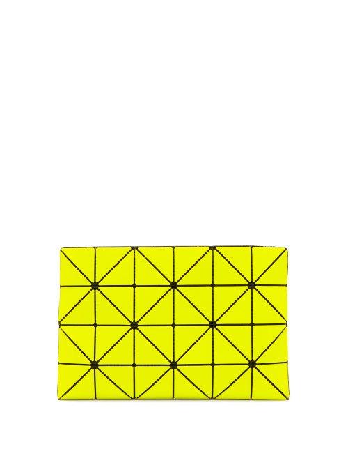 Matchesfashion.com Bao Bao Issey Miyake - Lucent Fluorescent Pvc Pouch - Womens - Yellow
