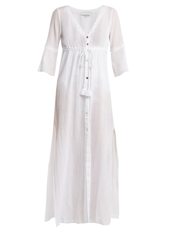 Heidi Klein Portofino Tie-front Cotton Cover-up