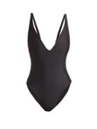 Matchesfashion.com Jade Swim - Revel Plunge Front Swimsuit - Womens - Black