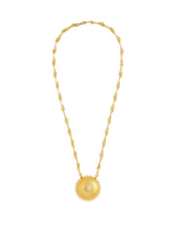 Joelle Kharrat Cactus Pendant Gold-plated Brass Necklace