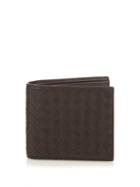 Matchesfashion.com Bottega Veneta - Bi Fold Intrecciato Leather Wallet - Mens - Brown