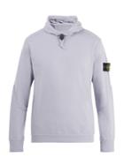 Stone Island Mock-neck Toggle Hooded Sweater