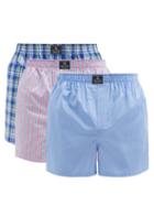 Matchesfashion.com Polo Ralph Lauren - Pack Of Three Cotton-poplin Boxer Shorts - Mens - Multi