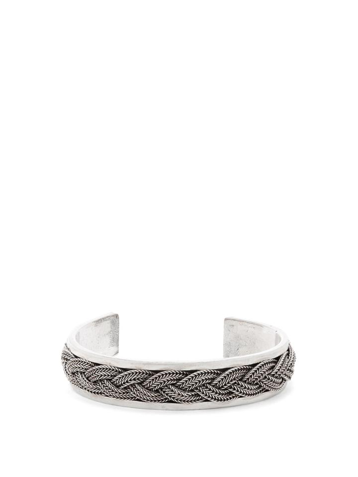 Emanuele Bicocchi Braided Sterling-silver Cuff