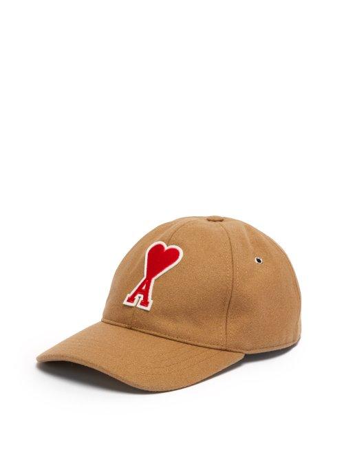 Matchesfashion.com Ami - Ami De Coeur Embroidered Cap - Mens - Camel